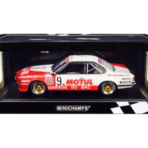 BMW 635 CSi #9 R. Hollinger - F. Giroix - J. Krucker "Motul / Garage du Bac" 24H of Spa (1984) Limited Edition to 300 pieces Worldwide 1/18 Diecast Model Car by Minichamps