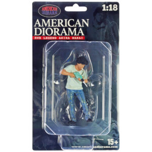 "RWB Legend Akira Nakai" Nakai-San Figure 3 for 1/18 Scale Models by American Diorama