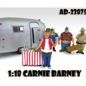 Carnie Barney "Trailer Park" Figure For 1:18 Diecast Model Cars by American Diorama