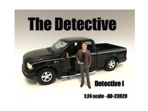 "The Detective #1" Figure For 1:24 Scale Models by American Diorama