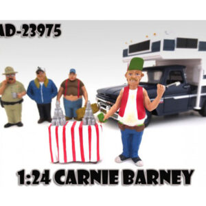 Carnie Barney "Trailer Park" Figure For 1:24 Scale Diecast Model Cars by American Diorama