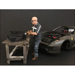 "Chop Shop" Mr. Fabricator Figurine for 1/18 Scale Models by American Diorama