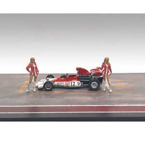 "Race Day" Two Diecast Figures Set 6 for 1/43 Scale Models by American Diorama