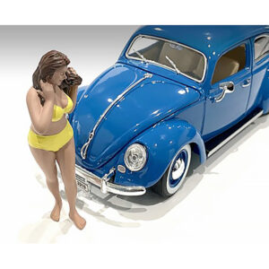 Beach Girl Amy Figurine for 1/18 Scale Models by American Diorama