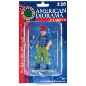 "Firefighters" Off Duty Figure for 1/18 Scale Models by American Diorama