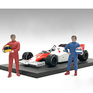 "Racing Legends" 80's Figures A and B Set of 2 for 1/18 Scale Models by American Diorama