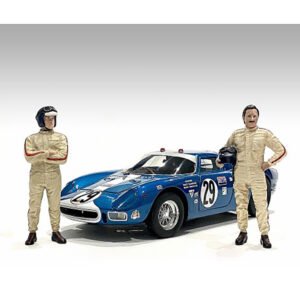 "Racing Legends" 60's Set of 2 Diecast Figures for 1/43 Scale Models by American Diorama