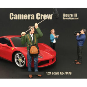 Camera Crew Figure III "Boom Operator" For 1:24 Scale Models by American Diorama