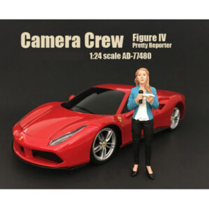 Camera Crew Figure IV "Pretty Reporter" For 1:24 Scale Models by American Diorama
