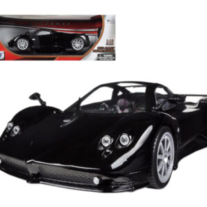 Pagani Zonda F Black 1/18 Diecast Car Model by Motormax