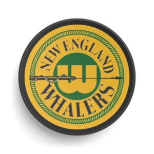 New England Whalers WHA Hockey Puck