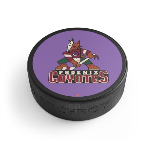 Official Pro Merch Arizona Coyotes Hockey Puck made by Viceroy - Image 2