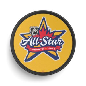 Official Pro Merch 2024 NHL All-Star Game Toronto Hockey Puck made by Viceroy