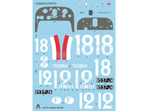 4710 foglio decal x scatola