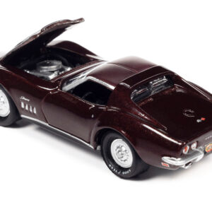 1969 Chevrolet Corvette 427 Garnet Red Metallic "MCACN (Muscle Car and Corvette Nationals)" Limited Edition to 4260 pieces Worldwide "Muscle Cars USA" Series 1/64 Diecast Model Car by Johnny Lightning