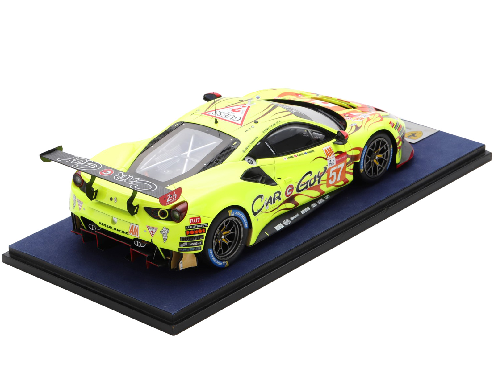 Ferrari 488 GTE #57 Scott Andrews - Mikkel Jensen - Takeshi Kimura LMGTE Am Class "Kessel Racing" 24 Hours of Le Mans (2021) 1/18 Model Car by LookSmart