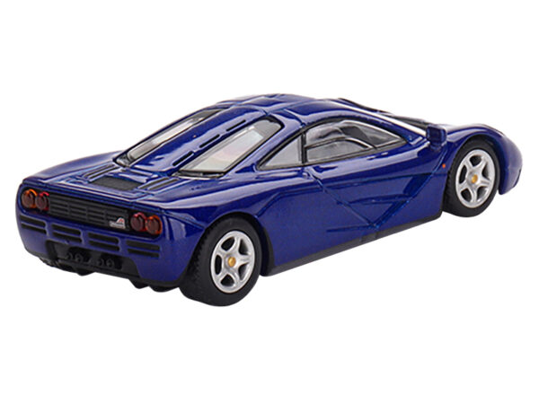 McLaren F1 Cobalt Blue Limited Edition to 2760 pieces Worldwide 1/64 Diecast Model Car by True Scale Miniatures