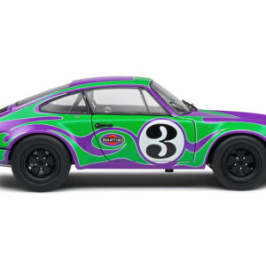 1973 Porsche 911 RSR #3 "Purple Hippy Tribute" "Competition" Series 1/18 Diecast Model Car by Solido