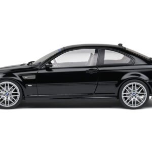 2003 BMW E46 CSL Black 1/18 Diecast Model Car by Solido