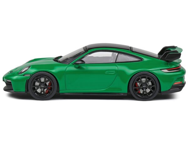 Porsche 911 (992) GT3 Python Green with Black Top 1/43 Diecast Model Car by Solido