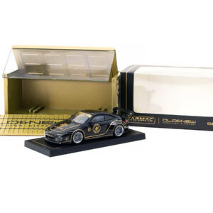 997 Old & New Body Kit #23 Black with Gold Graphics "John Player Special" "Hobby64" Series 1/64 Diecast Model Car by Tarmac Works