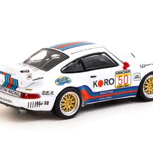 Porsche 911 Turbo S LM GT #50 Wolfgang Kaufmann - Rupert Keegan - Pietro Ferrero "Martini Racing" "BRP GT Series" (1995) "Collab64" Series 1/64 Diecast Model Car by Schuco & Tarmac Works