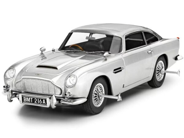 Level 2 Easy-Click Model Kit Aston Martin DB5 James Bond 007 Goldfinger (1964) Movie 1/24 Scale Model by Revell