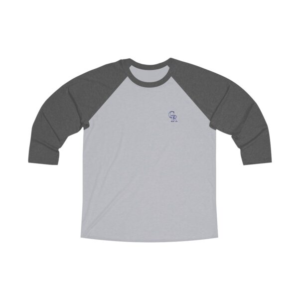 Colorado Rockies Unisex Tri-Blend 3/4 Raglan Tee - Image 7