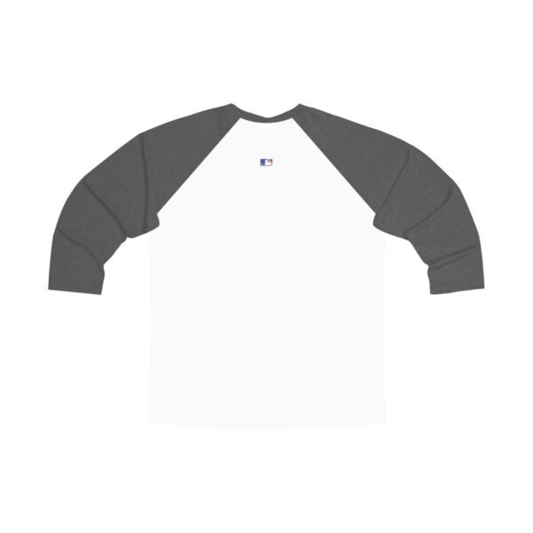 Baltimore Orioles Unisex Tri-Blend 3/4 Raglan Tee - Image 2