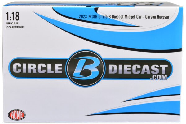 Midget Sprint Car #31H Carson Hocevar Circle B Diecast Beilman Motorsports Lucas Oil Chili Bowl Nationals (2023) 1/18 Diecast Model Car by ACME