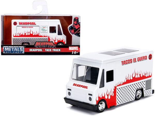 Deadpool Taco Truck White Marvel Series 1/32 Diecast Model by Jada