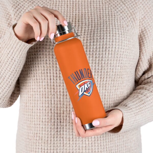 Oklahoma City Thunder Copper Vacuum Insulated Bottle, 22oz - Image 6