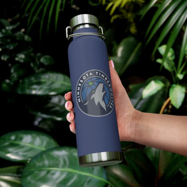 Minnesota Timberwolves Copper Vacuum Insulated Bottle, 22oz - Image 7