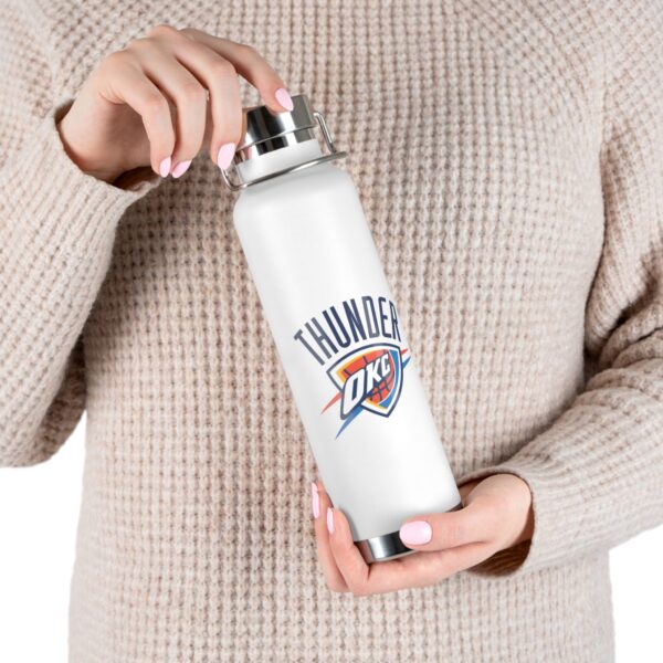 Oklahoma City Thunder Copper Vacuum Insulated Bottle, 22oz - Image 13