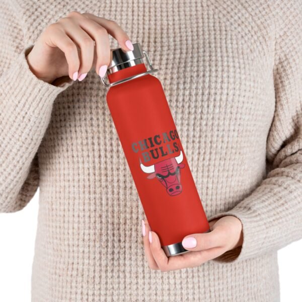 Chicago Bulls Copper Vacuum Insulated Bottle, 22oz - Image 6