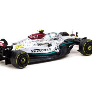 Mercedes-AMG F1 W13 E Performance #44 Lewis Hamilton Formula One F1 "Belgian GP" (2022) "Global64" Series 1/64 Diecast Model Car by Tarmac Works