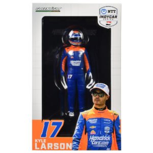 "NTT IndyCar Series" #17 Kyle Larson Driver Figure "Hendrickcars.com -  Arrow McLaren" for 1/18 Scale Models by Greenlight