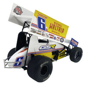 Winged Sprint Car #6 Bill Rose "Michael Waltrip Brewing Co." Glenn Styres Racing "World of Outlaws" (2024) 1/18 Diecast Model Car by ACME