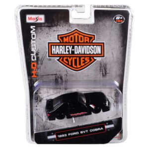 1993 Ford SVT Cobra Black "Harley Davidson" 1/64 Diecast Model Car by Maisto