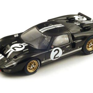 Ford MK 2 #2 Bruce McLaren - Chris Amon "Shelby American" Winner "24 Hours of Le Mans" (1966) with Acrylic Display Case 1/18 Model Car by Spark