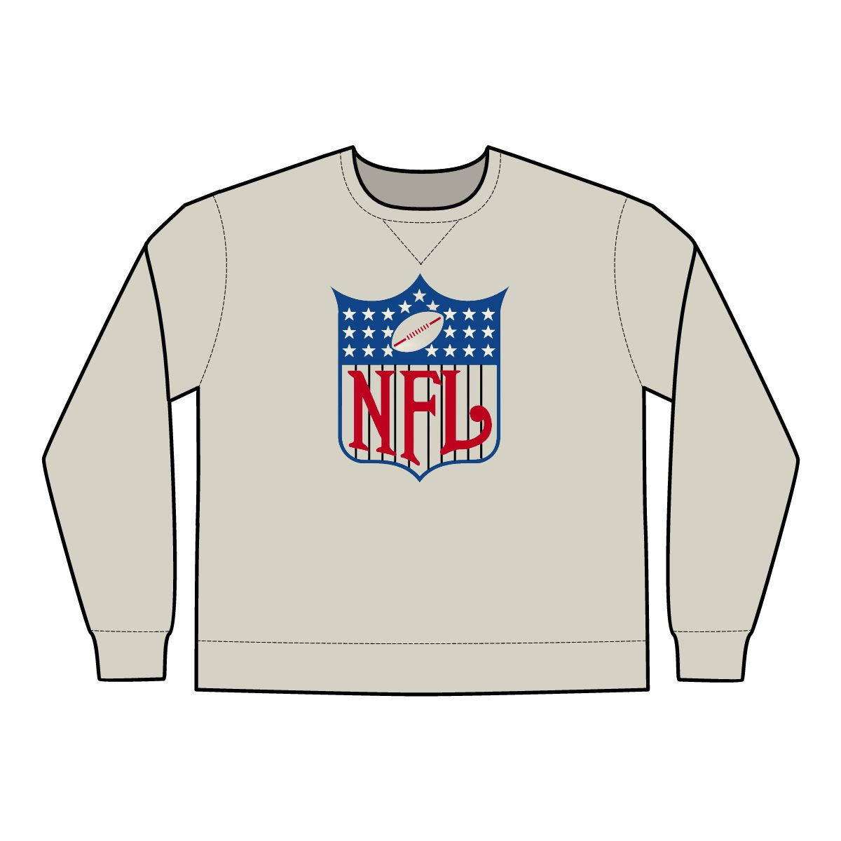 NFL Unisex ComfortWash® Garment Dyed Crewneck Sweatshirt Collection