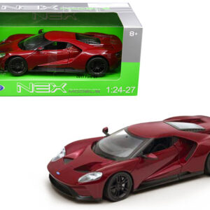 2017 Ford GT Red 1/24 - 1/27 Diecast Model Car by Welly