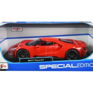 2017 Ford GT Red with Black Wheels "Special Edition" 1/18 Diecast Model Car by Maisto