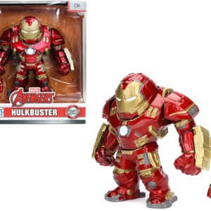 Hulkbuster 6.5" and Iron Man 2.5" Diecast Figurines Set of 2 pieces "Avengers" "The Infinity Saga" Marvel Studios "Metalfigs" Series Diecast Models by Jada