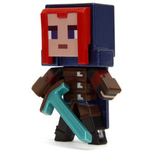 Set of 4 Diecast Figures "Minecraft Legends" Video Game "Metalfigs" Series Diecast Models by Jada