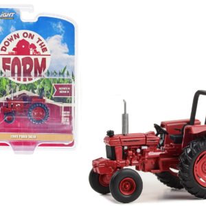 1985 Ford 5610 Tractor Red "Memphis Tennessee Fire Department" "Down on the Farm" Series 1/64 Diecast Model by Greenlight