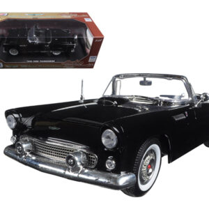 1956 Ford Thunderbird Black "Timeless Classics" 1/18 Diecast Model Car by Motormax