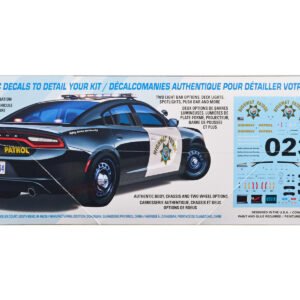 Skill 2 Model Kit 2021 Dodge Charger Pursuit Police Car 1/25 Scale Model by AMT