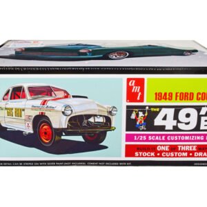 Skill 2 Model Kit 1949 Ford Coupe "The 49'er" 3-in-1 Kit 1/25 Scale Model by AMT