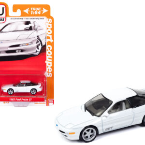 1993 Ford Probe GT Performance White "Sport Coupes" Limited Edition to 2496 pieces Worldwide 1/64 Diecast Model Car by Auto World